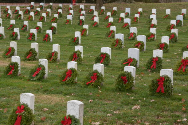 Arlington Cemetary stock photo