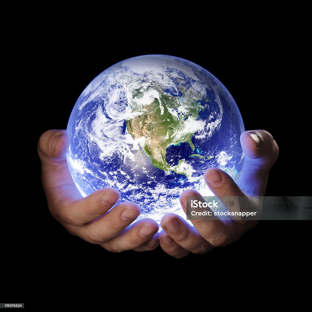 Our planet  Blue Stock Photo