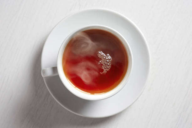 차 - hot drink tea black tea red 뉴스 사진 이미지