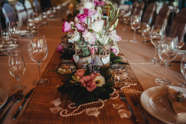 istock Beautiful wedding ceremony decoration 1193761888