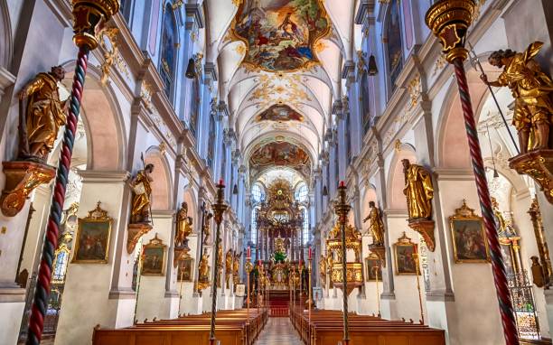 istock Interior at St. Peter's Church in Munich 1193762369