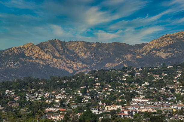 istock Santa Ynez Range Behind Santa Barbara 1193764939