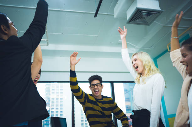 istock business people present the business project 1193776211