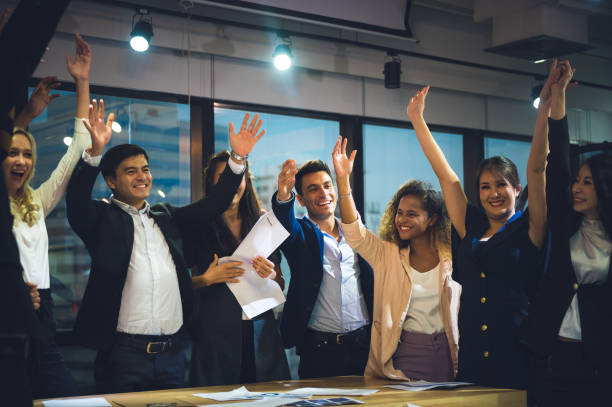 istock business people present the business project 1193776221