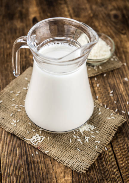 istock Portion of fresh Rice Milk (selective focus; close-up shot) 1193778424