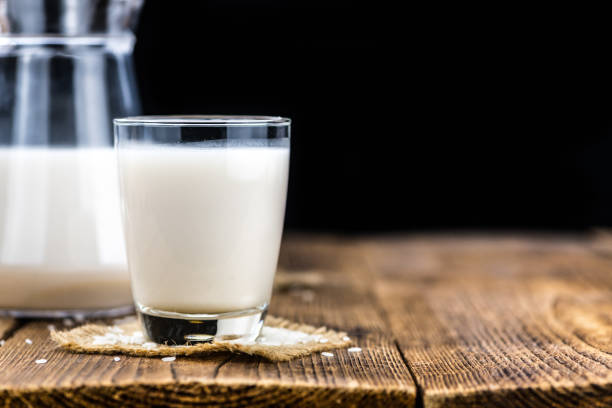 istock Portion of fresh Rice Milk (selective focus; close-up shot) 1193778739