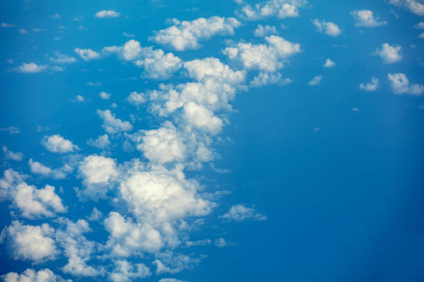 istock Sky nature background. View from an airplane window 1193782094