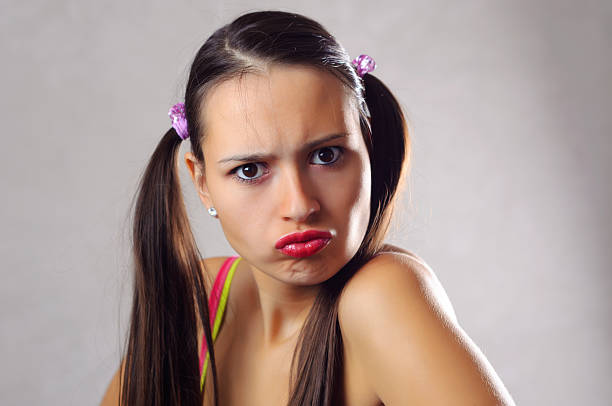 Ragazza con ponytails - foto stock