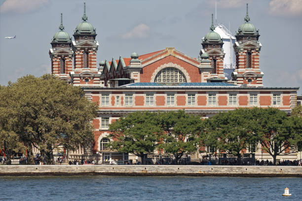 istock Ellis Island from the Cruise 1193792551