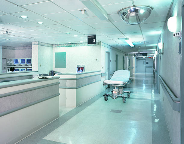 istock Hospital Hallway with Gurney 119379488