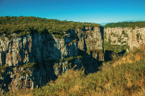 istock Itaimbezinho Canyon with steep rocky cliffs 1193799774