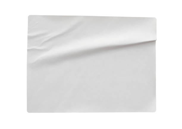 istock Paper sticker label isolated on white background 1193802167
