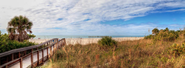 istock Boardwalk on the way to the beach in Boca Grande 1193803614