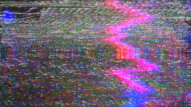 Noise on Analog TV Screen VHS