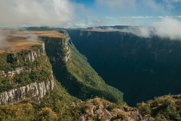 istock Fortaleza Canyon with steep cliffs and plateau 1193807635