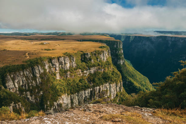 istock Fortaleza Canyon with steep cliffs and plateau 1193808837