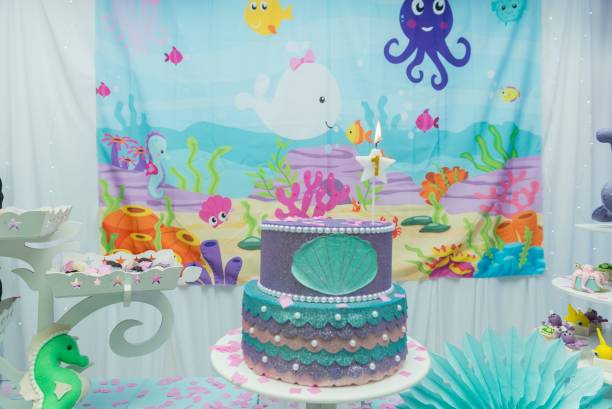 istock Lighted birthday candle in star shape 1193814177