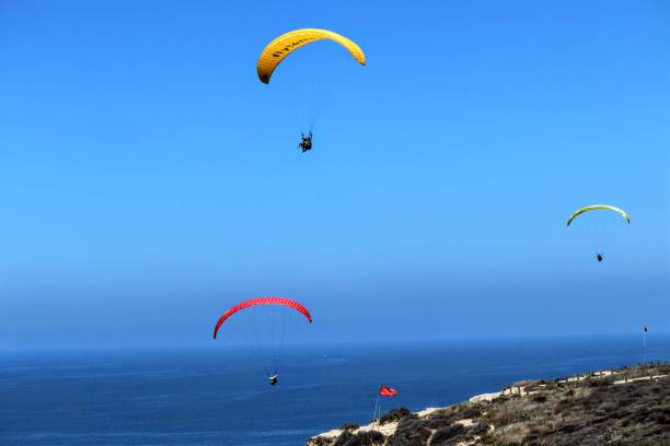 gliderporto dei pini torrey - gliderport foto e immagini stock