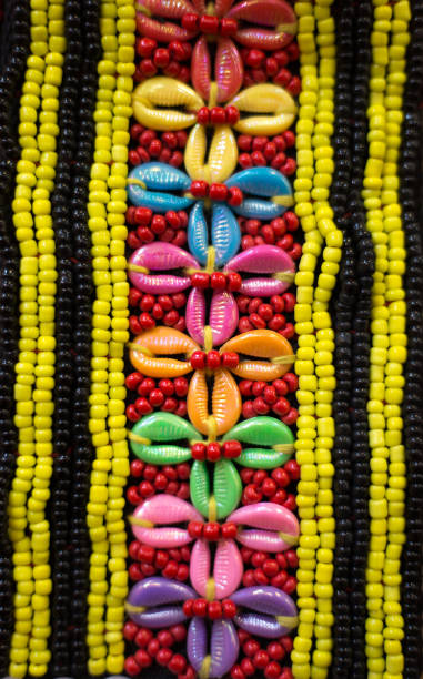 istock Traditional Vintage Pakistani Beaded Textile Detail (Close-Up) 1193817841