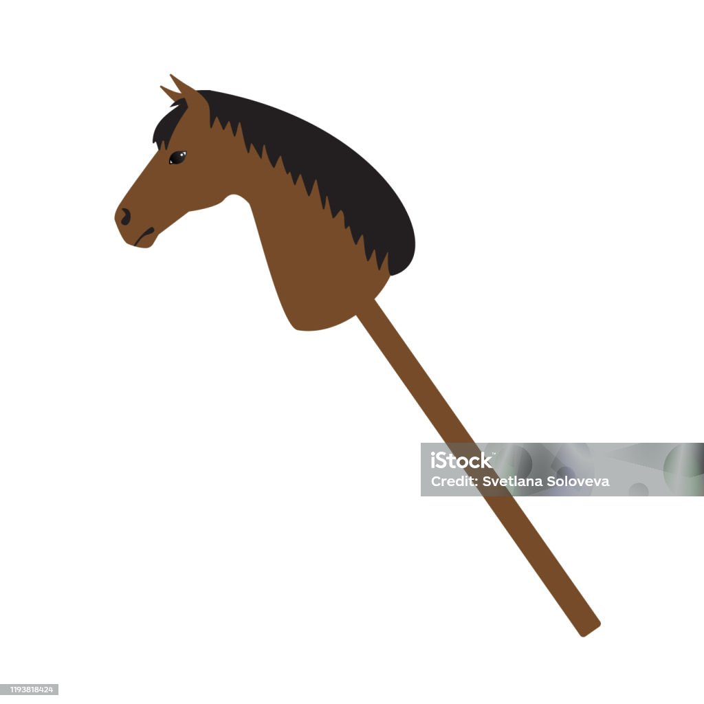 Giocattolo A Cavallo Giocattolo Per Cavalli Giocattolo - Immagini  vettoriali stock e altre immagini di Cavallo di legno - iStock