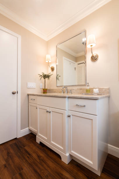 istock Home Bathroom Cabinet Design 1193824899