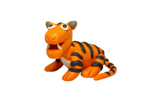 istock Cartoon characters, Tiger isolated on white background with clipping path. 1193825769