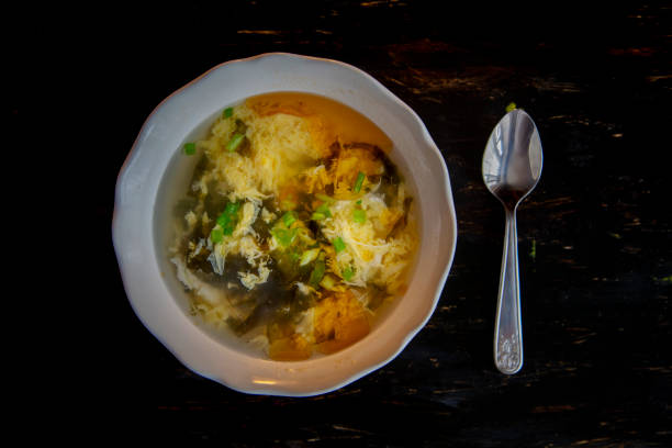 istock Chinese homemade seaweed egg soup 1193828051