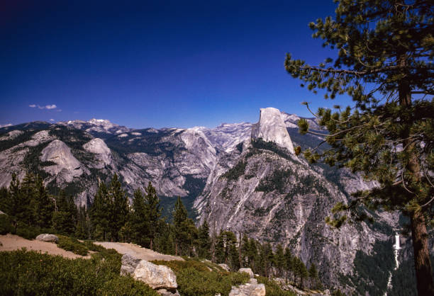 Yosemite National Park Half Dome Landscape - 1995. August 1995.  Scanned from Kodachrome slide.