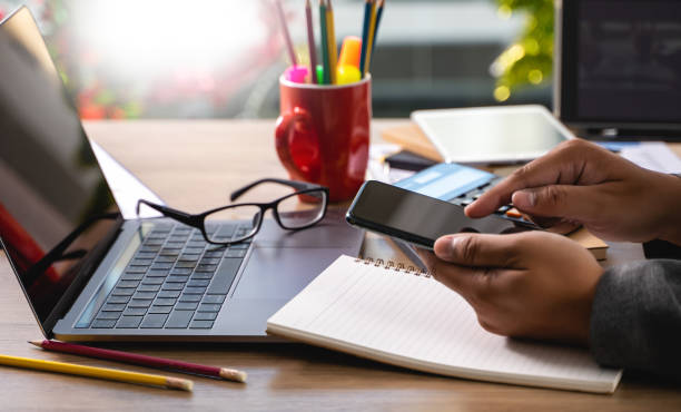 istock man work Finance  Accounting Calculating Mathematic Economic Digital Device 1193829756