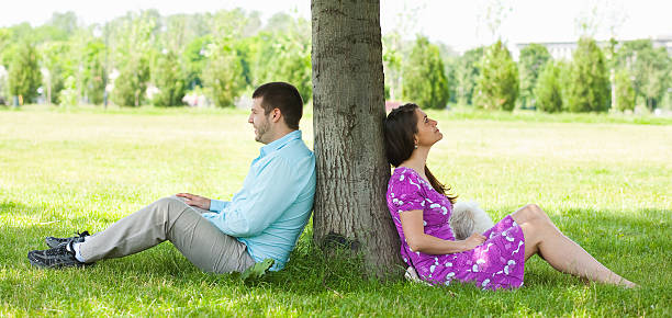 istock Couple in nature 119383547