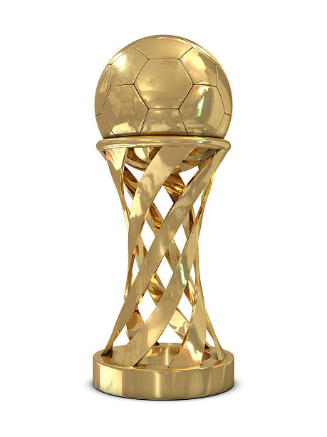 istock Golden soccer trophy 119383578