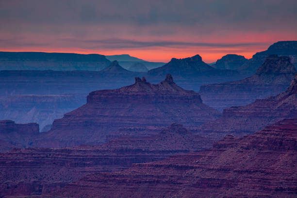 istock Grand Canyon Desert View Overlook after Sunset 1193836320