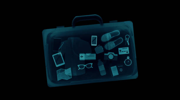 istock Bag under a x-ray safety scan check. 1193840742