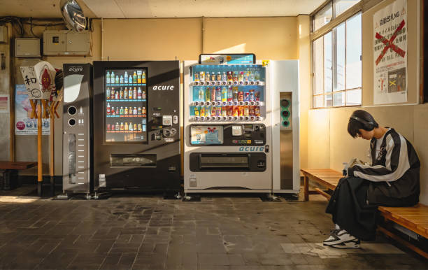 loucura máquinas de venda automática - vending machine fotos - fotografias e filmes do acervo