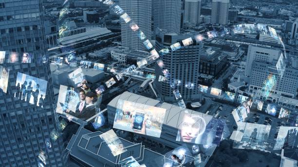 istock Global communication network concept. Social media. Streaming video. Subscription service. Elements of this image furnished by NASA. 3D rendering. 1193856507