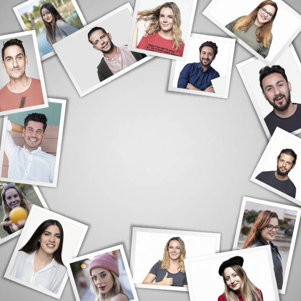 istock Multi-Ethnic Group Of People Smiling Portraits 1193857519