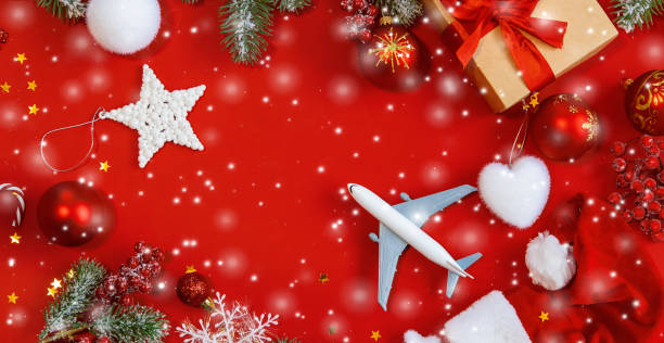 istock Beautiful christmas background. Travel concept. Selective focus. 1193859074