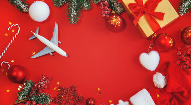 istock Beautiful christmas background. Travel concept. Selective focus. 1193859077