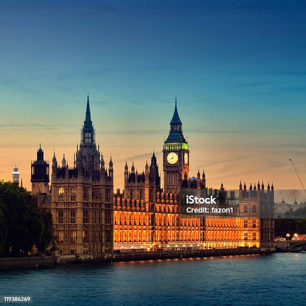 Casas Do Parlamento Londres - Fotografias de stock e mais imagens de Ao Ar Livre - Ao Ar Livre, Arquitetura, Big Ben