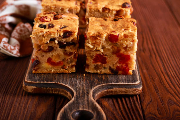 istock Brandied fruit cake slices 1193862697