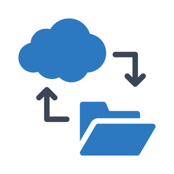 udostępnianie plików - fileshare stock illustrations