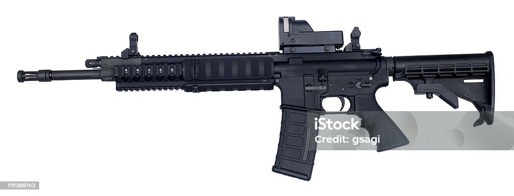 暴行武器 - AR-15のロイヤリティフリーストックフォト