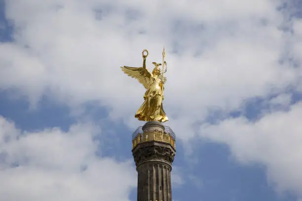 The Victory Column (in German: Siegessäule) in Berlin, The Berlin Victory Column was erected to commemorate the Prussian victory in the Danish-Prussian War. It was inaugurated on 2 September 1873.