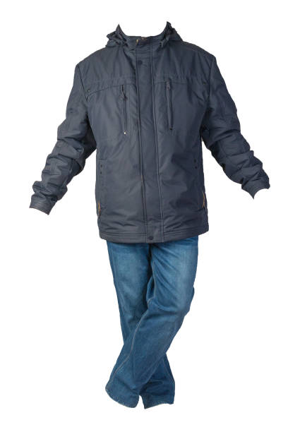 istock men's jacket and jeans isolated on white background. 1193903094