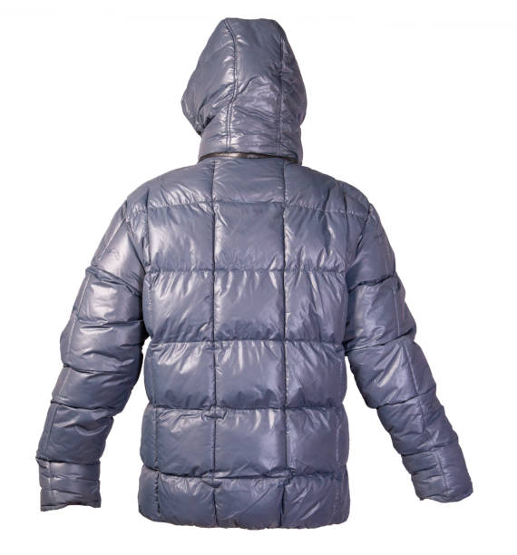 istock Men's jacket in a hood isolated on a white background. Windbreaker jacket 1193903110