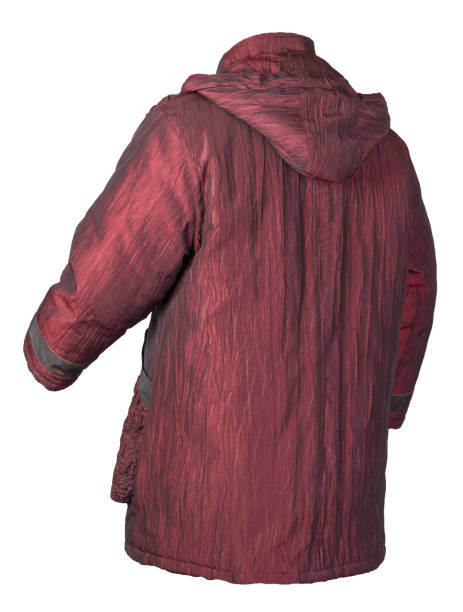 istock female coat with a hood Isolated on a white background. 1193903372
