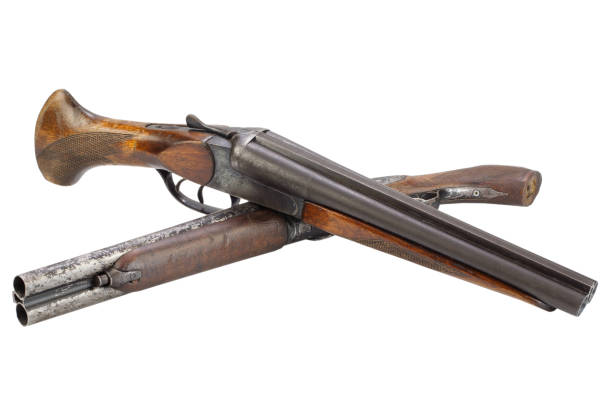 istock A pair of sawn-off shotguns 1193904017