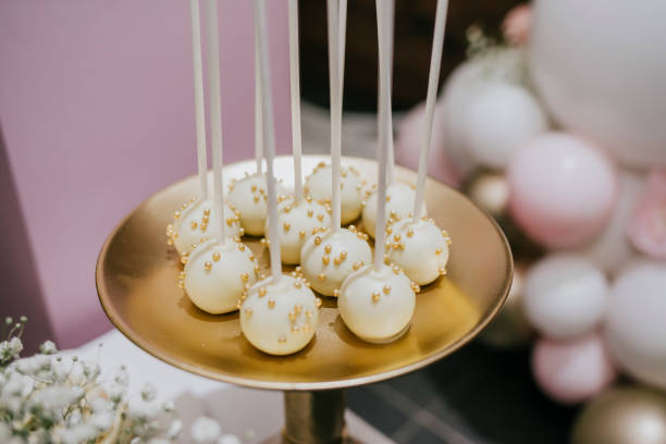 istock Colorful cakes and cookies decoration 1193904055