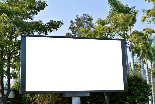 istock Blank billboard in the public park 1193904671