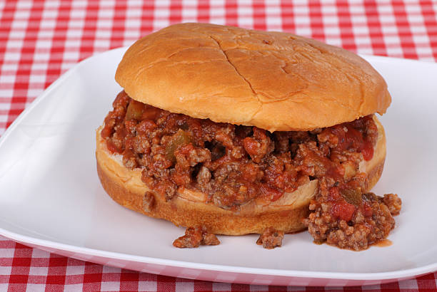 Salsa Sloppy Joe  sloppy joes stock pictures, royalty-free photos & images